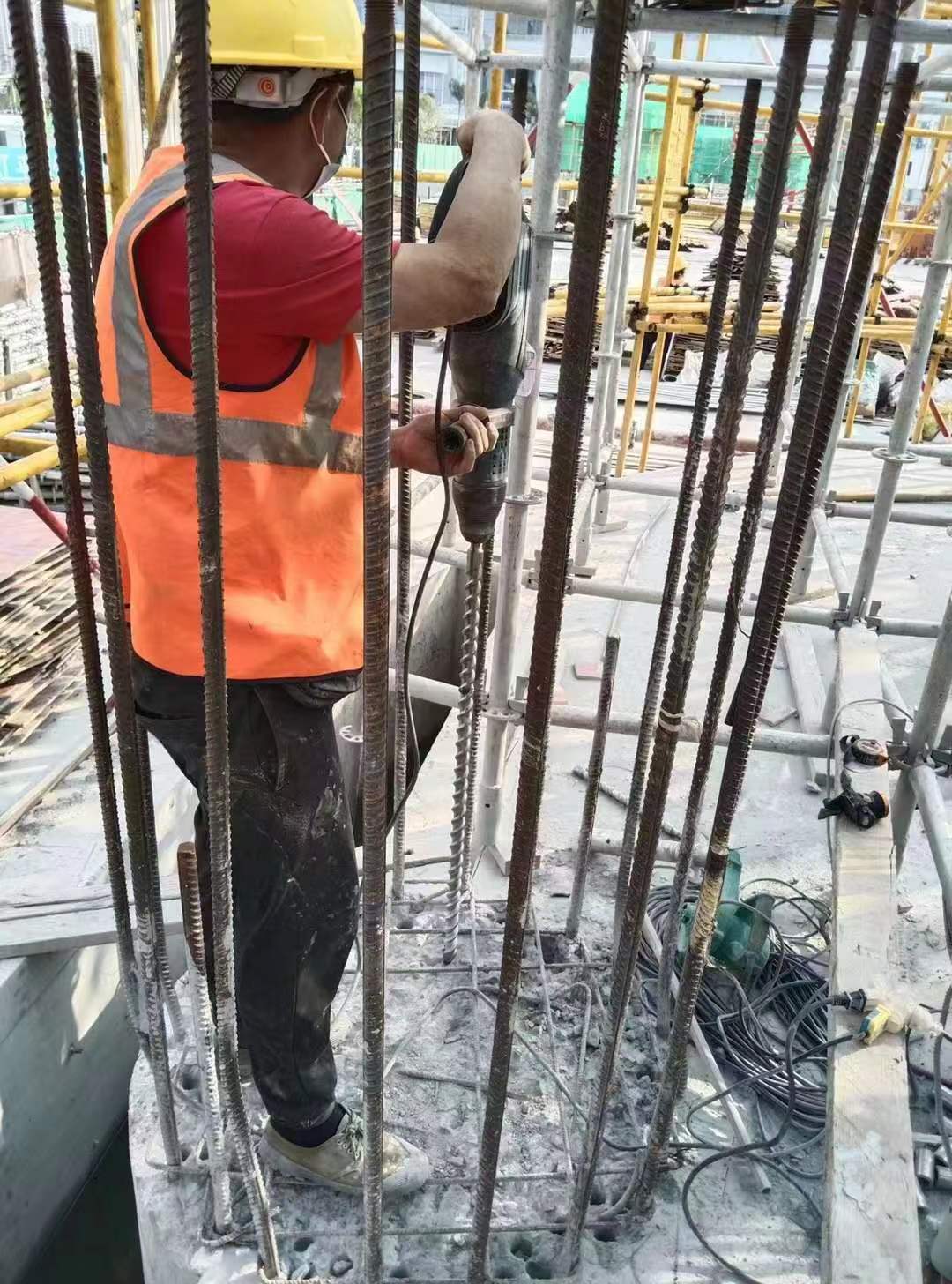 元江增大截面法加固框架柱施工方案